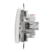 Кнопка на два направления белая Sedna Design & Element Schneider Electric (SDD111116)