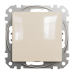 Одноклавишный выключатель бежевый Sedna Design&Elements (SDD112101)