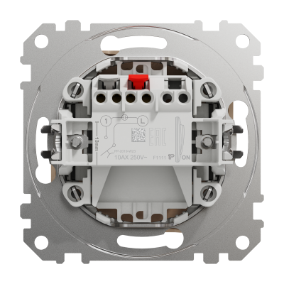 Одноклавишный кнопочный выключатель бежевый Sedna Design & Element (SDD112111)