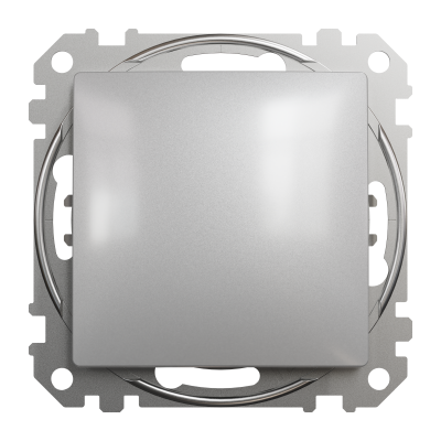 Одноклавішний вимикач алюміній Sedna Design&Elements (SDD113101)
