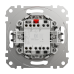 Одноклавишный переключатель с подсветкой алюминий Sedna Design & Element (SDD113106L)