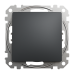 Одноклавішний перемикач чорний Sedna Design & Element (SDD114106)