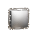 Одноклавишный выключатель матовый алюминий Sedna Design&Elements (SDD170101)
