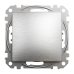 Переключатель одноклавишный матовый алюминий Sedna Design & Element (SDD170106)