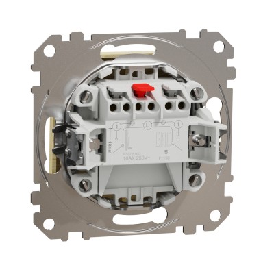 Двоклавішний вимикач береза Sedna Elements Schneider Electric (SDD180105)
