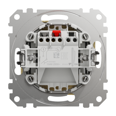 Одноклавишный кнопочный выключатель береза Sedna Design & Element (SDD180111)
