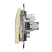 Одноклавишный кнопочный выключатель береза Sedna Design & Element (SDD180111)