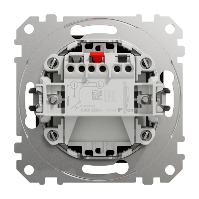 Одноклавішний кнопковий вимикач венге Sedna Design & Element (SDD181111)