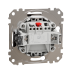 Одноклавішний кнопковий вимикач венге Sedna Design & Element (SDD181111)