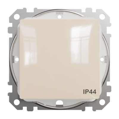 Переключатель с защитой IP44 бежевый Sedna Design & Element (SDD212106)