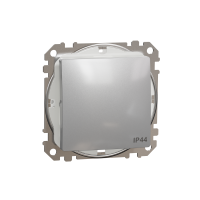 ⚡Перемикач з захистом IP44 алюміній Sedna Design & Element (SDD213106)