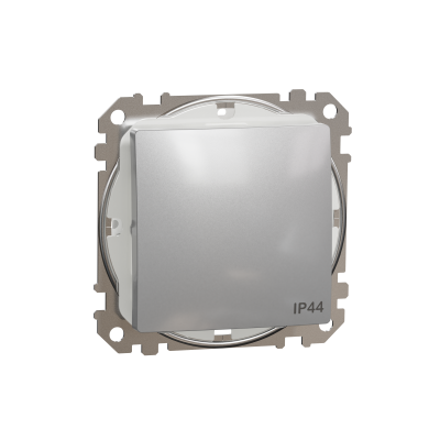Перемикач з захистом IP44 алюміній Sedna Design & Element (SDD213106)