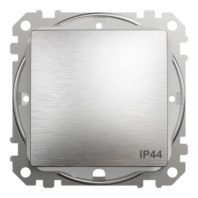 Перемикач з захистом IP44 матовий алюміній Sedna Design & Element (SDD270106)