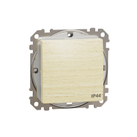 ⚡Перемикач з захистом IP44 береза Sedna Design & Element (SDD280106) ⚡Перемикач з захистом IP44 береза Sedna Design & Element (SDD280106)