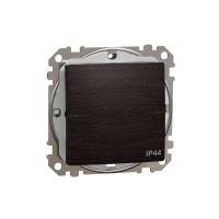 ⚡Перемикач з захистом IP44 венге Sedna Design & Element (SDD281106)