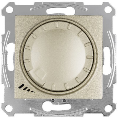 Светорегулятор (диммер) для LED-ламп Schneider Electric серии Sedna SDN2201268. Цвет Титан