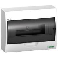 Щиток распределительный навесной Schneider Electric Easy9 на 12 модулей, дымчатая дверца Щиток распределительный навесной Schneider Electric Easy9 на 12 модулей, дымчатая дверца