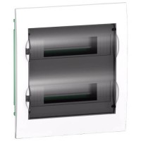 Щиток розподільчий вбудований Schneider Electric Easy9 на 24 модуля, димчаті дверцята Щиток розподільчий вбудований Schneider Electric Easy9 на 24 модуля, димчаті дверцята