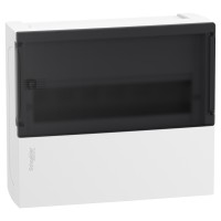 ⚡Щит навесной Mini Pragma дымчатые двери, 1 ряд, 12 модулей, Schneider Electric, Италия (MIP12112S)
