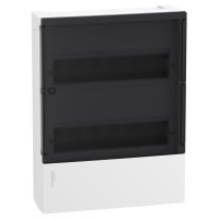 ⚡Щит навесной Mini Pragma дымчатые двери, 2 ряда, 24 модуля, Schneider Electric, Италия (MIP12212S) ⚡Щит навесной Mini Pragma дымчатые двери, 2 ряда, 24 модуля, Schneider Electric, Италия (MIP12212S)