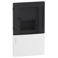 ⚡Щит встраиваемый Mini Pragma дымчатые двери, 1 ряд, 4 модуля, Schneider Electric, Италия (MIP22104S)