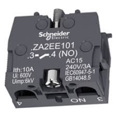 Контактный блок, 1НО Schneider Electric ZA2EE101