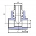 PP-R Тройник с металлической наружной резьбой 3/4”x32мм, Wavin Ekoplastik, STKE03225X