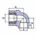 PP-R кутник 90o з металевим внутрішнім різьбленням 1/2”x25мм, Wavin Ekoplastik, SKOI02520E