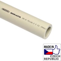 PP-R Труба S3,2/PN16/SDR7,4 диаметром 75х10,3мм, L=4м, Wavin Ekoplastik, STR075P16X PP-R Труба S3,2/PN16/SDR7,4 диаметром 75х10,3мм, L=4м, Wavin Ekoplastik, STR075P16X
