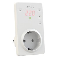 Реле напруги в розетку ZUBR SR1 red