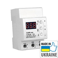 Однофазне реле контролю напруги ZUBR D63, 63А (4820120220388)