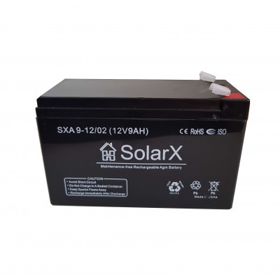 Акумуляторная батарея SolarX SXA 7,2-12 (технологія AGM)