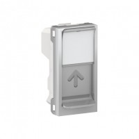 ⚡Центральная плата RJ45 Keystone/Systimax 1 модуль алюминий (NU946030)