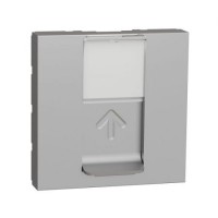 ⚡Центральна плата RJ45 Keystone/Systimax 2 модуля алюминий (NU946130)