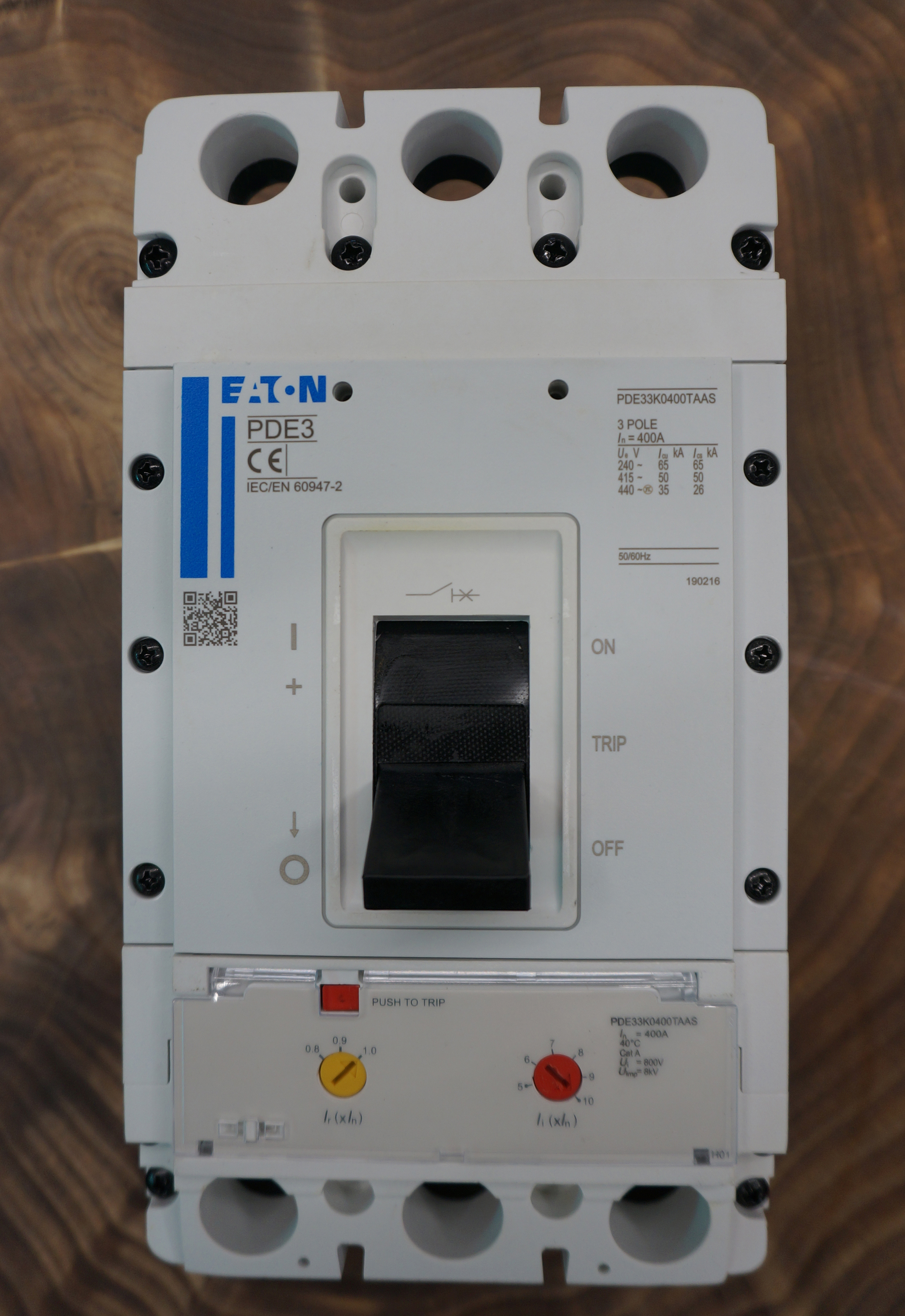 Автоматический выключатель Eaton PDE33K0400TAAS 1ТР, 400А, 50кА